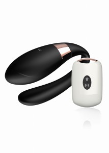 Stymulator-V-Vibe Black USB 7 Function / Remote Control