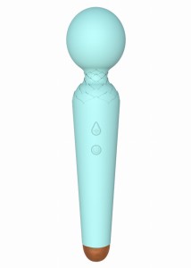 Stymulator-Rechargeable Power Wand USB 10 Functions - Blue