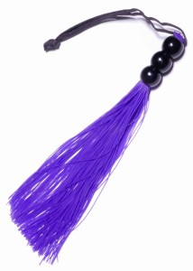 Silicone Whip Purple 10" - Fetish Boss Series