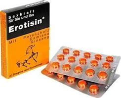 Erotisin - totalnie mocny stymulator penisa - 30tab