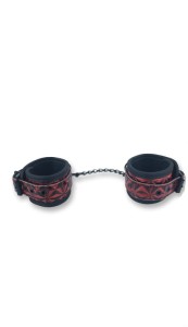 BTB FETISH ANKLES CUFFS RED