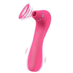 Stymulator-Electric Sucking Massager 1.0 USB Pink 10 Sucking / 10 Vibration
