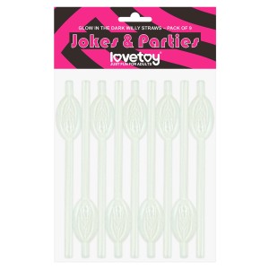 Pussy Glow party straws
