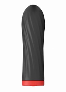 Stymulator-Rechargeable Silicone Touch Vibrator USB 10 Functions - Black