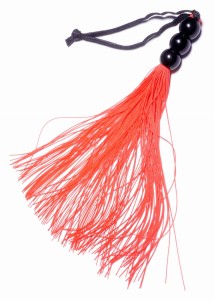 Silicone Whip Red 10" - Fetish Boss Series