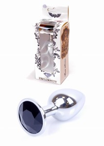 Plug-Jewellery Silver PLUG- Black