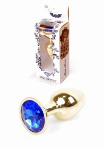 Plug-Jewellery Gold PLUG- Dark Blue