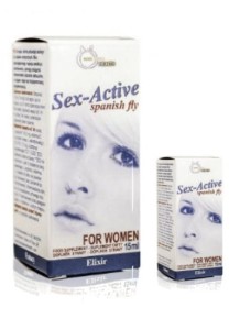 Silny afrodyzjak krople Sex Active, rozpala kobiety.
