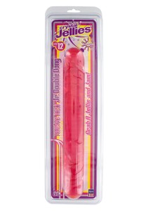 Dildo-DOUBLE DONG 12"""""""" PINK JELLY