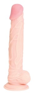 Dildo-MIGHTY POUNDER 9.5 REALISTIC FLESH